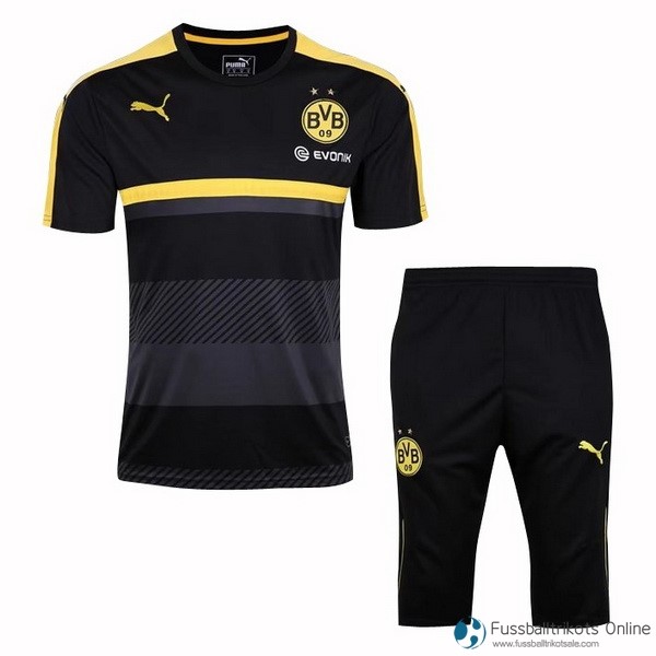 Borussia Dortmund Training Shirts Set Komplett 2017-18 Schwarz Gelb Fussballtrikots Günstig